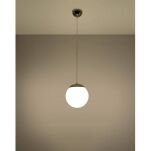 Lampa wisząca UGO 30 SL.0716 SOLLUX LIGHTING 30 cm biało-złota - 2
