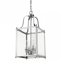 Zwis New York - P04936CH  COSMO Light kształtem przypomina latarnię wykonana w stylu nowojorskim