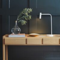 Lampa biurkowa ENNA - Astro 4572 1058005 metalowa oprawa w stylu loftowym wbudowany led biała