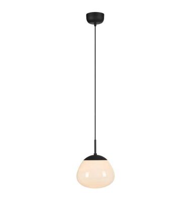 Lampa wisząca RISE Black/White 108295 Markslojd eliptyczny kształt szkło