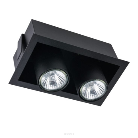Lampa wpuszczana EYE MOD 8940 Nowodvorski Ruchoma podwójna czarna