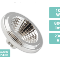 Żarówka LED AR111 10W -ciepła 