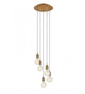 Lampa wisząca BRONX PENDANT 5L ROUND BRONZE MARKSLOJD 108100