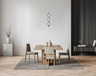 Lampa wisząca Sevil PND-34403-3V-BK Italux - 2