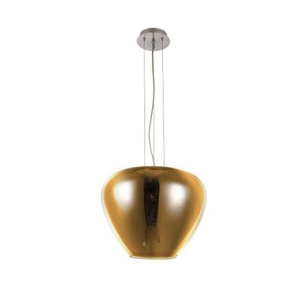 Lampa wisząca Baloro AZ3180 nowoczesna minimalistyczna szklany złoty klosz