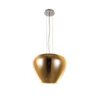 Lampa wisząca Baloro AZ3180 nowoczesna minimalistyczna szklany złoty klosz