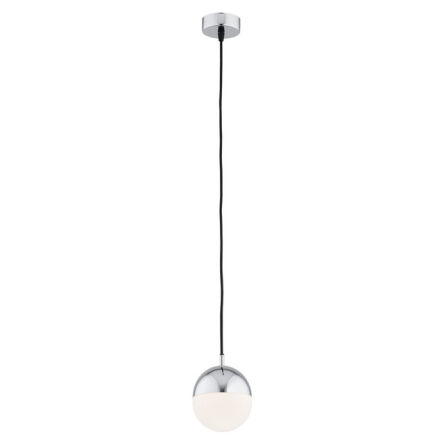 Lampa wisząca LIVIA 4032 Argon Kula o średnicy 12 cm chrom-biały