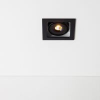 Lampa wpuszczana Tweet 50.1 mini.LED Labra  4.1160 z ramką LED techniczna kwadrat z ramką ruchoma głowica różne kolory wykończenia