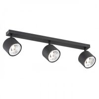 Lampa sufitowa CLEVLAND 6101 Argon czarny reflektor 3x ES111 