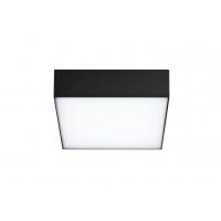 Plafon zewnętrzny łazienkowy CASPER SQUARE Azzardo kwadrat 20 cm CZARNY 3000K/4000K