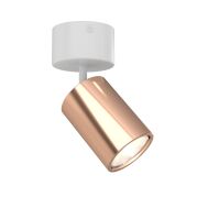 Reflektor spot Kika Mobile Bianco / Rose Gold Orlicki Design biały +różowe złoto regulowany