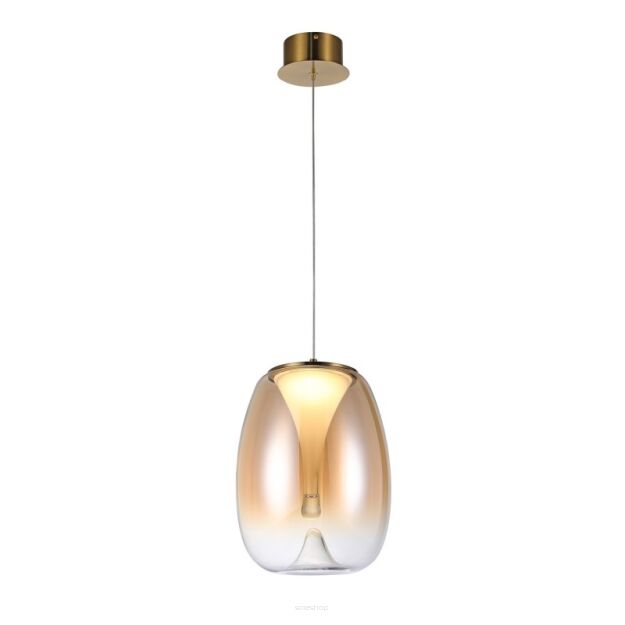 Lampa wisząca PAMELA 27 Bursztynowa AZ6185 Azzardo