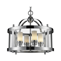 Lampa wisząca New York - P04567CH  COSMO Light kształtem przypomina latarnię wykonana w stylu nowojorskim