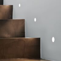 Lampa schodowa wpuszczana Leros Trimless- Astro 1342002 7418 LED okrągła biała 