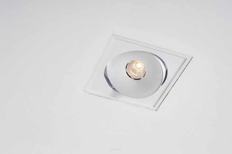 Lampa wpuszczana Lava X1 WP Trimless edge LED Labra  4.1048 kwadrat techniczna ruchome oczko różne kolory wykończenia