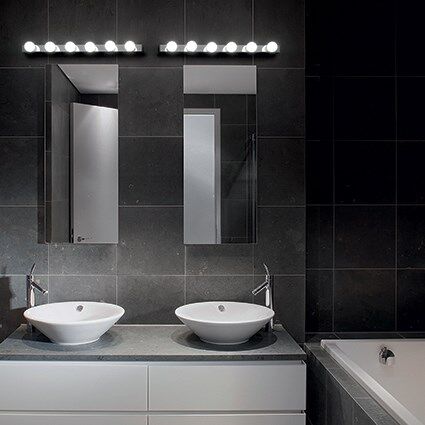 Kinkiet Prive' AP6 Ideal Lux  045627 korpus wykonany z  metalu wykończonego w chromie żarówki typu E14