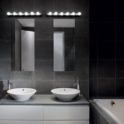 Kinkiet Prive' AP6 Ideal Lux  045627 korpus wykonany z  metalu wykończonego w chromie żarówki typu E14