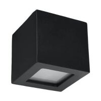 Kinkiet LEO SL.0872 SOLLUX LIGHTING czarna ceramiczna kostka