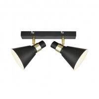 Plafon lampa sufitowa Biagio MB-H16079M-2 CZARNA  Italux skandynawski styl
