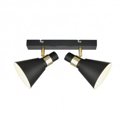 Plafon lampa sufitowa Biagio MB-H16079M-2 CZARNA  Italux skandynawski styl