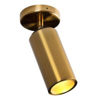 Lampa sufitowa  VARSOVIA C0146 Maxlight  TUBA W KOLORZE MOSIĄDZU NOWOCZESNA 