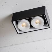 Oprawa natynkowa Solid 163.2 NT edge.LED 7,5W CRI80 Labra  3.0656  prostokątna podwójna techniczna różne kolory wykończenia LED