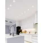 Lampa sufitowa wpustowa VERDI 2 AZ3529  AZzardo 2 źródła światła czarna nowoczesna - 2