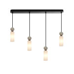 Lampa wisząca Santos PND-95331-4-BK Italux - 3