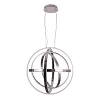 Lampa wisząca COPERNICUS CHROME 180W LED chromowane okręgi MILAGRO ML6153 
