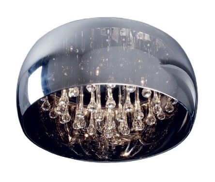 LAMPA SUFITOWA PLAFON ZUMA LINE CRYSTAL CEILING C0076-05L KRYSZTAŁKI NOWOCZESNA NASTROJOWA SZKLANY KLOSZ 