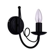 Lampa ścienna kinkiet Perła  czarna LP-020/1W black light Prestige 