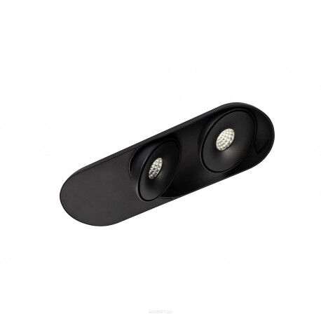 Lampa sufitowa TORONTO AZ4065 AZZARDO RUCHOMA PODWÓJNA CZARNA LED