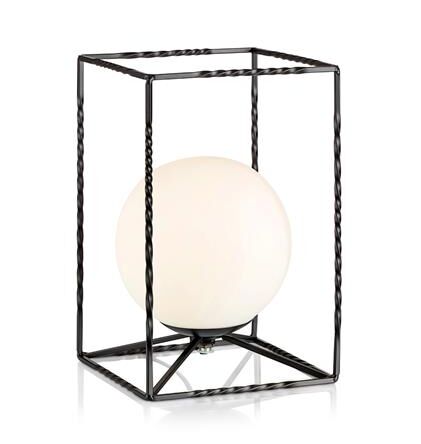 Lampa stołowa EVE 1L Czarny/Biały 107816