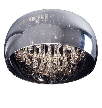 LAMPA SUFITOWA PLAFON ZUMA LINE CRYSTAL CEILING C0076-06X KRYSZTAŁKI NOWOCZESNA NASTROJOWA SZKLANY KLOSZ 