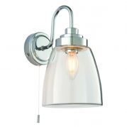 Kinkiet ASHBURY chrom/transparent  ENDON LIGHTING 77088  