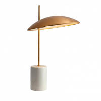 Lampa stołowa biurkowa VILAI TB-203342-1-GD Italux art deco 40 cm złota