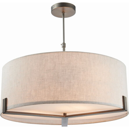 Lampa sufitowa HAYFIELD brązowa/ecru ENDON LIGHTING 72635