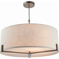Lampa sufitowa HAYFIELD brązowa/ecru ENDON LIGHTING 72635