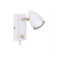 Lampa ścienna CIRO 106317 Markslojd biały nowoczesny złote wstawki
