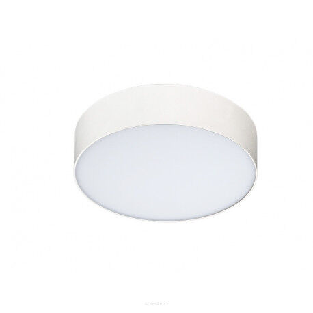 Oprawa natynkowa okrągła biała nowoczesna MONZA R 22 AZzardo SHR643000-20-WH AZ2261 LED 5,5 cm wysokości 22 cm średnicy