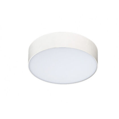 Oprawa natynkowa okrągła biała nowoczesna MONZA R 22 AZzardo SHR643000-20-WH AZ2261 LED 5,5 cm wysokości 22 cm średnicy
