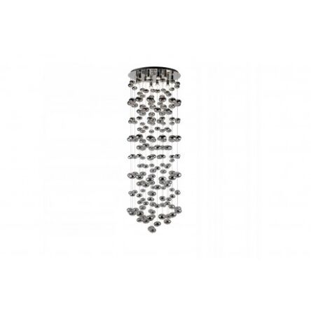 Plafon LUVIA 125 XL CHROME AZzardo AZ2574 elegancka szklane elementy ozdobne