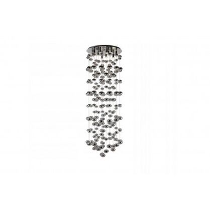 Plafon LUVIA 125 XL CHROME AZzardo AZ2574 elegancka szklane elementy ozdobne