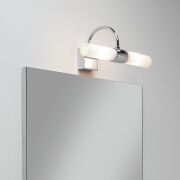 Kinkiet Dayton 0335 IP44 chrom mleczne szkło nad lustro1044001