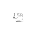 Oprawa natynkowa Rullo Bianco Mini IP44 biała niska 4 cm - 2
