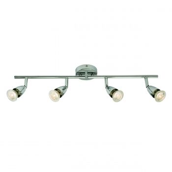 Lampa sufitowa 4 źródła światła na listwie CHROM AMALFI ENDON LIGHTING 60991  
