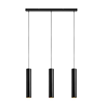 Lampa wisząca RUBEN 107882 Markslojd 3 CZARNE TUBY NA LISTWIE NOWOCZESNE STYLOWE 