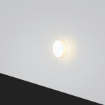 LAMPA SCHODOWA ELKIM LESEL 009A XL Osłona ze szkła akrylowego LED IP44/20 3000K / 4000K śr. 7,5 cm Biała - 2