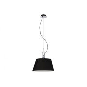  Lampa wisząca ALICANTE BLACK AZzardo AZ2292 czarny abażur z akrylową przesłoną nowoczesny  50 cm średnicy ścięty stożek 　