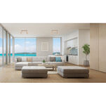 PLAFON BERG 3 LAMPA SUFITOWA NATURALNE DREWNO+CHROM 3 RUCHOME ŹRÓDŁA ŚWIATŁĄ IDEALNA DO SALONU TUBA NOWOCZESNA SL.0703 SOLLUX - 4